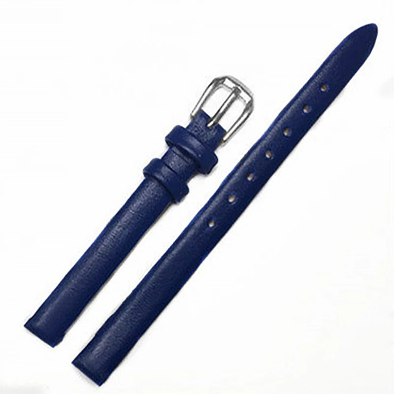 Elegant Women's Genuine Leather Watch Bracelet - Slim Design, Various Sizes Available