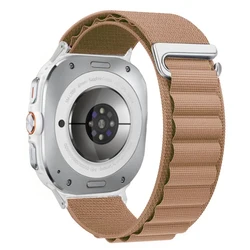 Alpine Loop Sport Nylon Strap Band - Premium Watch Bracelet Accessory for Galaxy Watch Ultra (20 Brown)