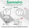 SAMODRA Bidet Attachment, Non-Electric Cold Water Bidet Toilet Seat Attachment with Pressure Controls, Retractable Self-Cleaning 5