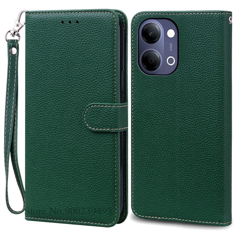 Leather Wallet Flip Case - Stylish Book Cover