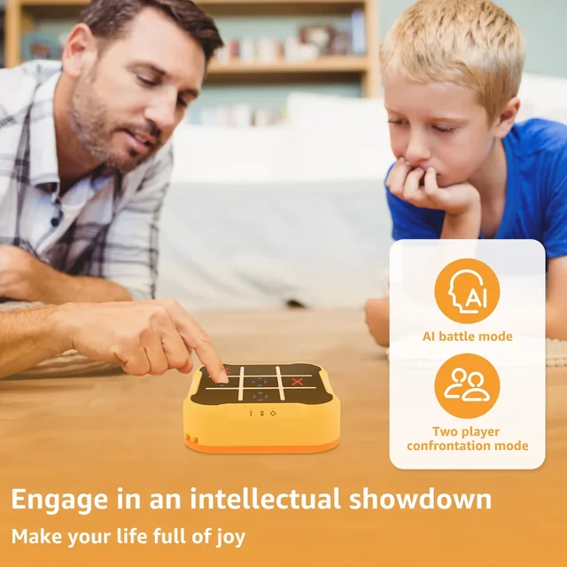 Jeu d'Échecs Électronique Multifonctionnel Montessori pour Adulte et Enfant, Table de Puzzle Portable 3
