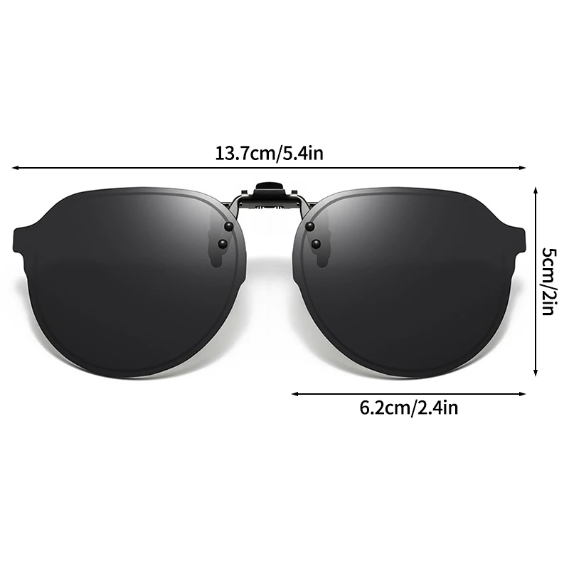 Polarized Clip-On Sunglasses