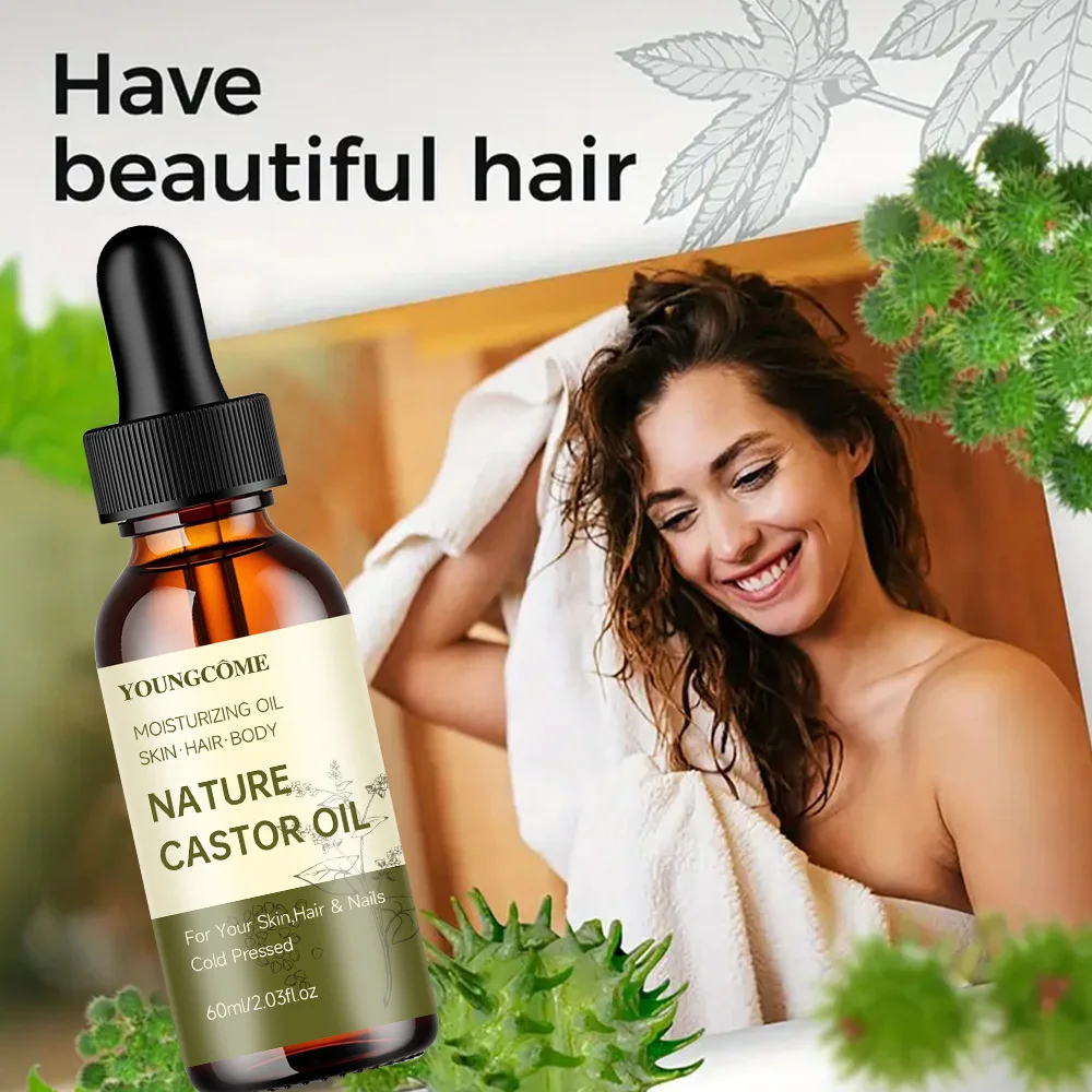 Premium Black Castor Oil for Enhanced Hair and Skin Nourishment