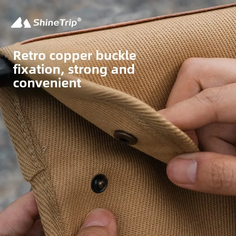 Outdoor Camping Chair Armrest Hanging Bag Waterproof and Wear Resistant Multi Functional Double Layer Storage Bag ShineTrip