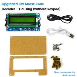 Beginner DIY Morse Code Decoder Kit - Circuit Board Assembly for Electronic Enthusiasts (Decoder SetD)
