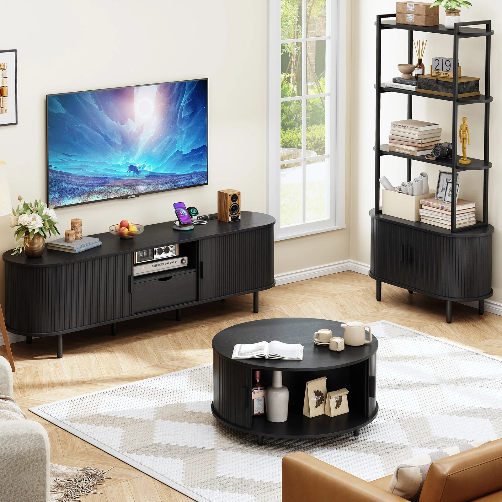 69 Inch TV Stand 6