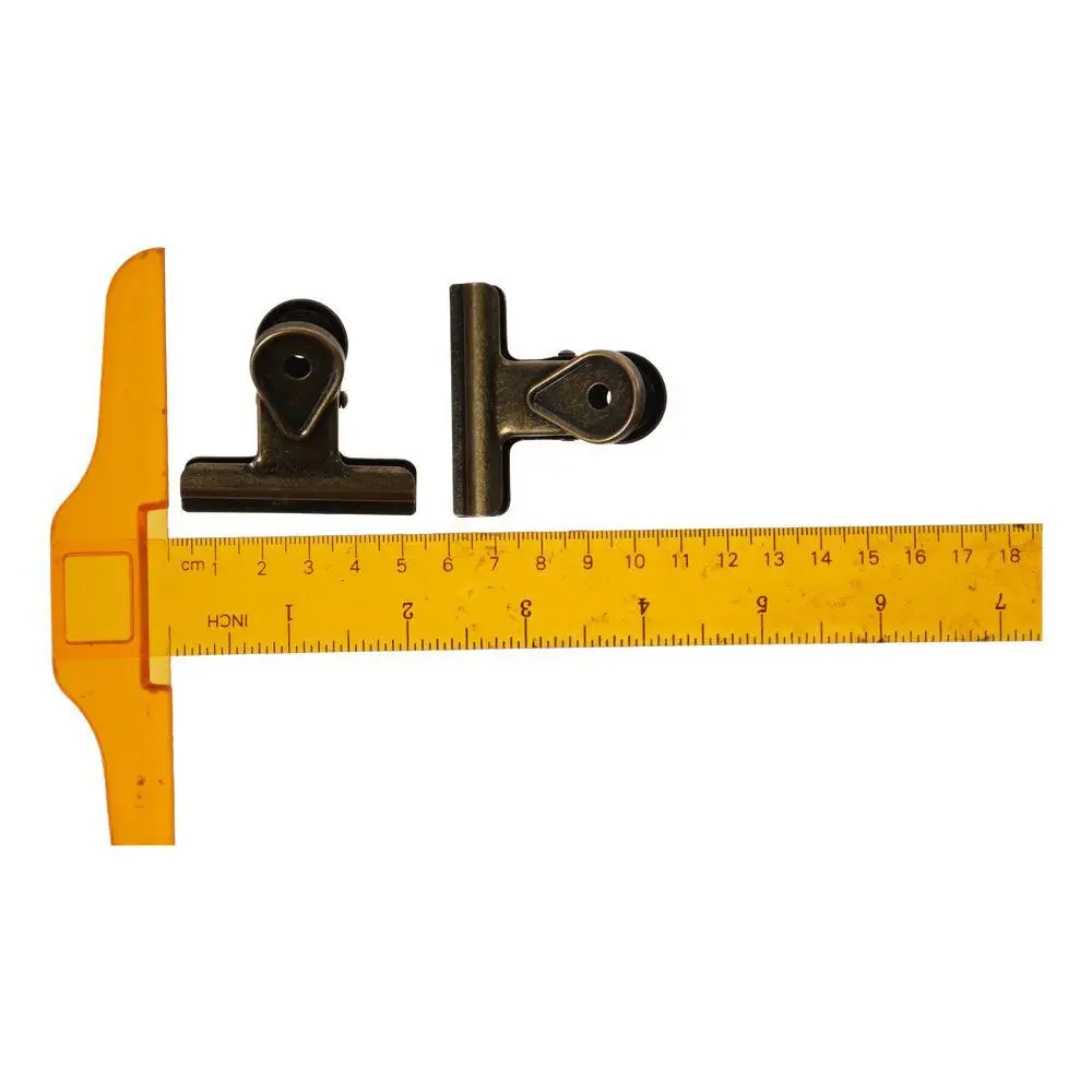 금속 빈티지 청동 금속 클립 1.97인치/5cm 청동 문서 보관 티켓 클립 사무용품 및 가정용품 사무실