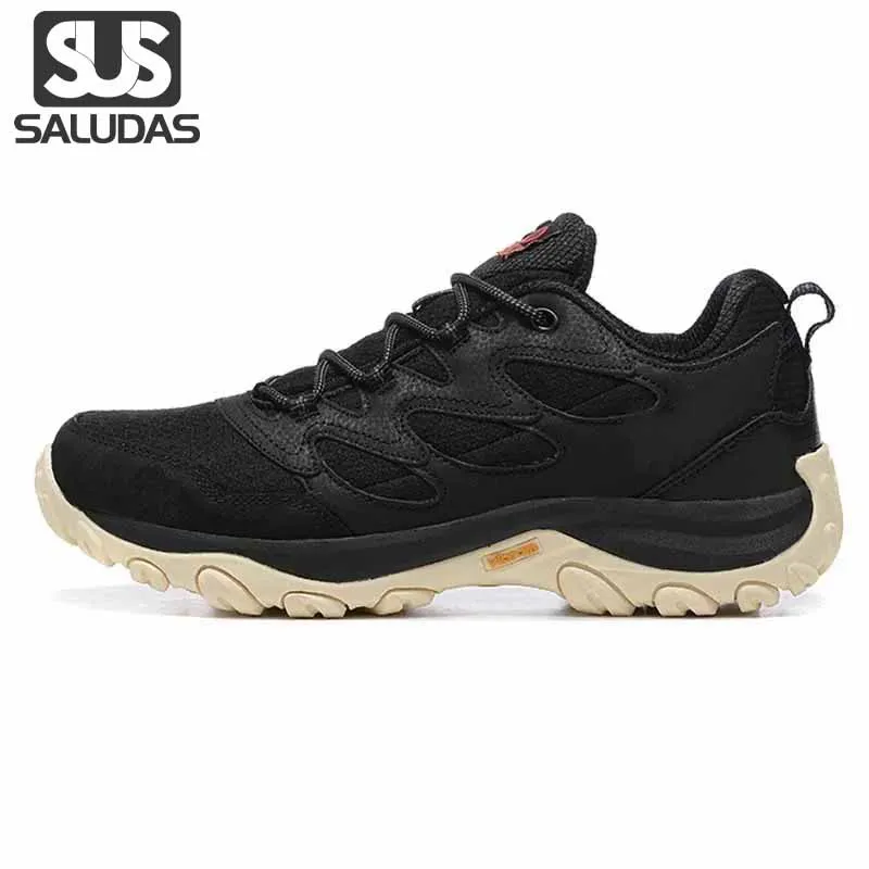 

SALUDAS Men's Hiking Shoes Travel Non-slip Hiking Cross-country Shoes Outdoor Alpine Adventure Wear-resistant Hunting Shoes Man