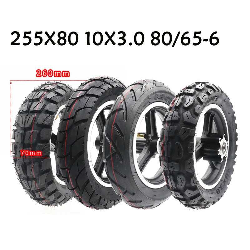 

10 Inch Tire 10x3.0 80/65-6 255x80 10x2.50 Tyre for Kugoo M4 Speedual Grace 10 Zero 10X Dualtron Electric Scooters