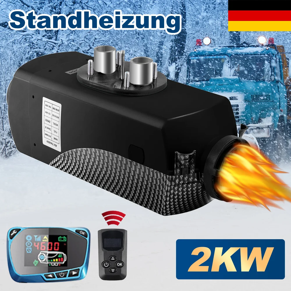 2000W 12V Air Diesels Heater heating planar Parking Heater 2KW Metal