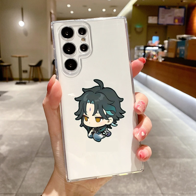 Adorable Kawaii Cartoon Genshin Impact Soft Clear Phone Case
