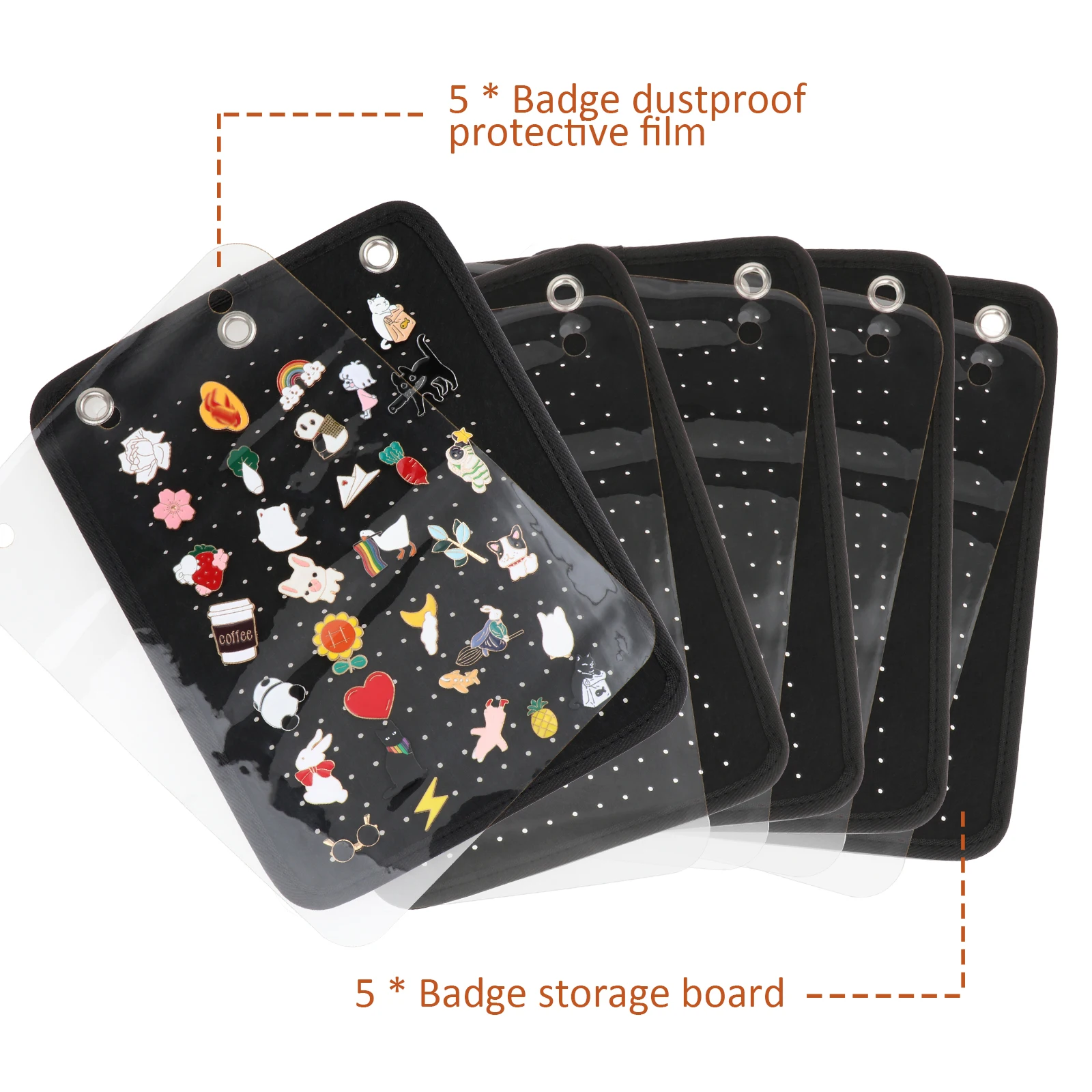 Pins Collection Storage Calendar Stand Enamel Pin Display Holder Jewelry  Organizer Book Portable Pin Display Binder for Home - AliExpress