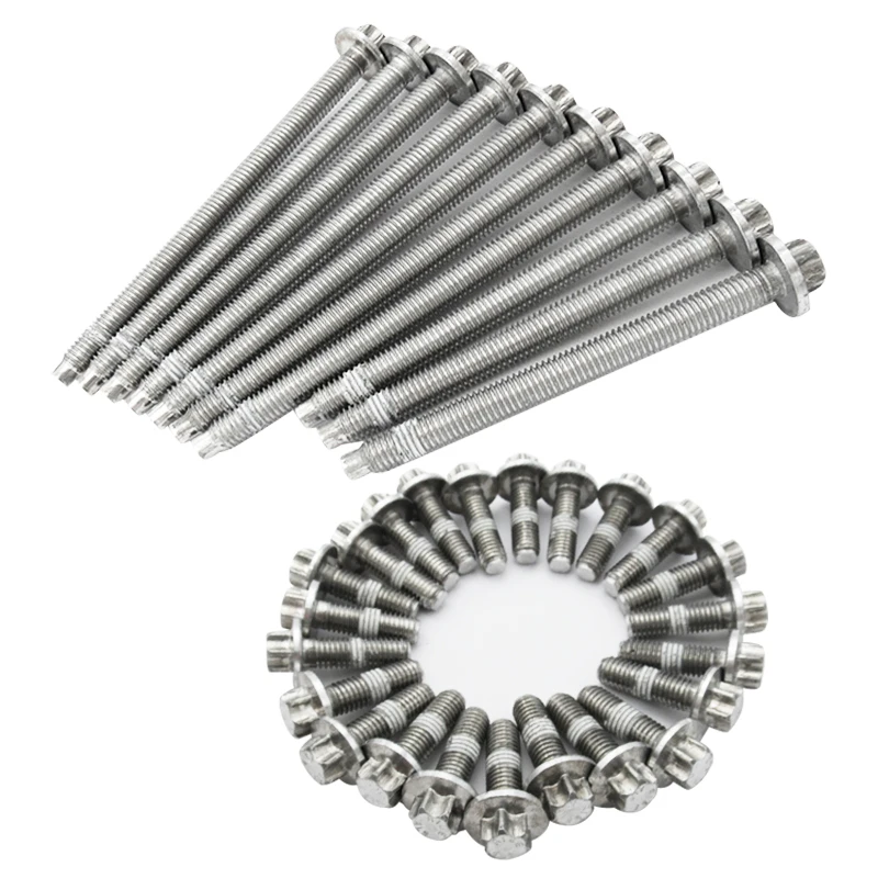 DooFig Aluminum Oil Pan Bolt Screws For BMW – Compatible With 128i, 135i, 328i, 335i, X5, M3 & More - View #6
