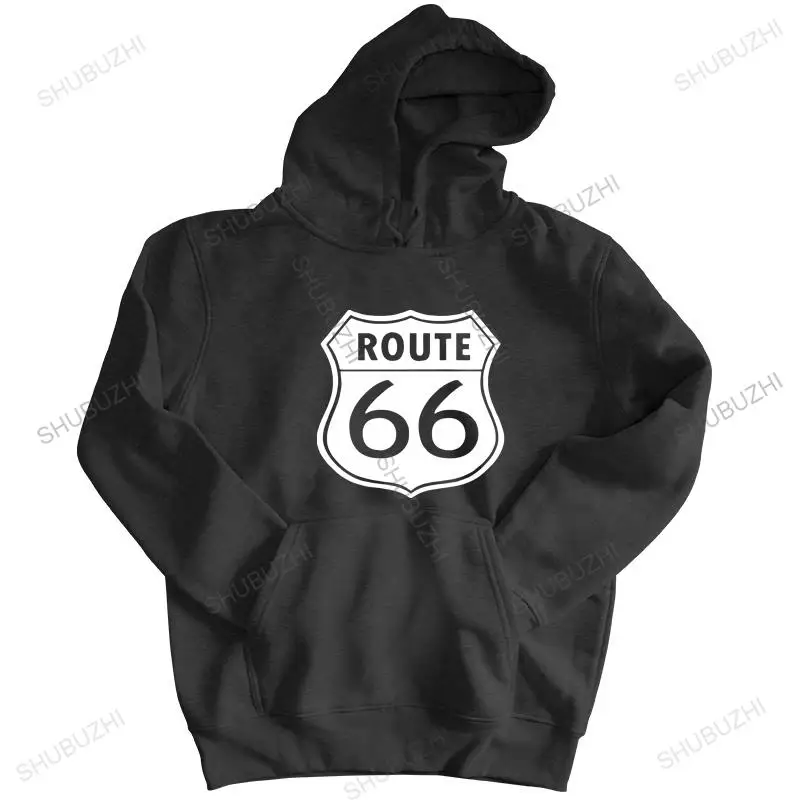 Felpe Con Cappuccio In Cotone Homme Zipper Route 66 Con Cappuccio Us Road Drive Historic Get Your Kicks Road Trip Classic Retro