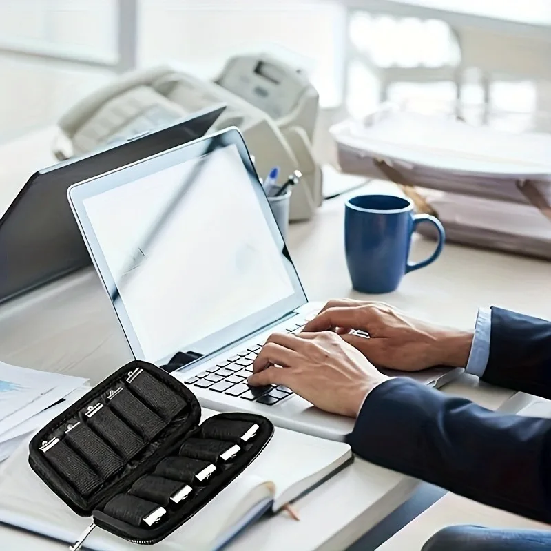 Portable Dustproof Flash Drive and Accessories Organizer Storage Bag