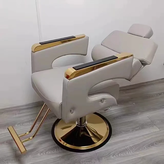 

Hairdressing exclusive internet celebrity folding chair lifting and rotating hair cutting chair