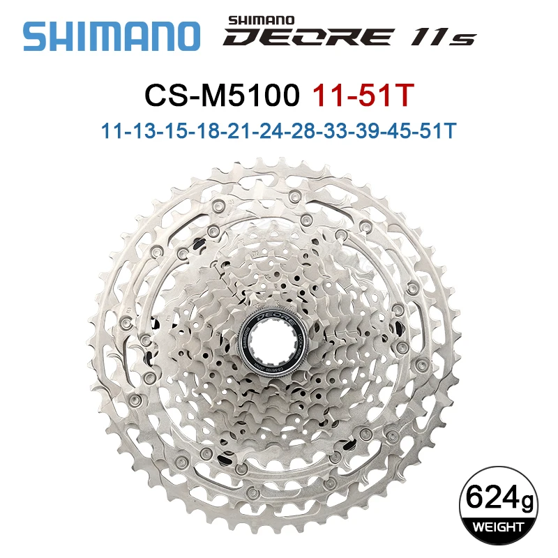SHIMANO DEORE M4100/M5100/6100 10/11/12v Cassette Sprocket CS-M4100/M5100/6100 10-12 Speed K7 for MTB bike bike sprocket