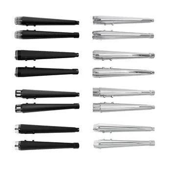 Motorcycle 4" Megaphone Slip On Exhaust Pipes For Harley Touring Road King Electra Glide Road Glide 2017-2022 2018 2019 2020 21