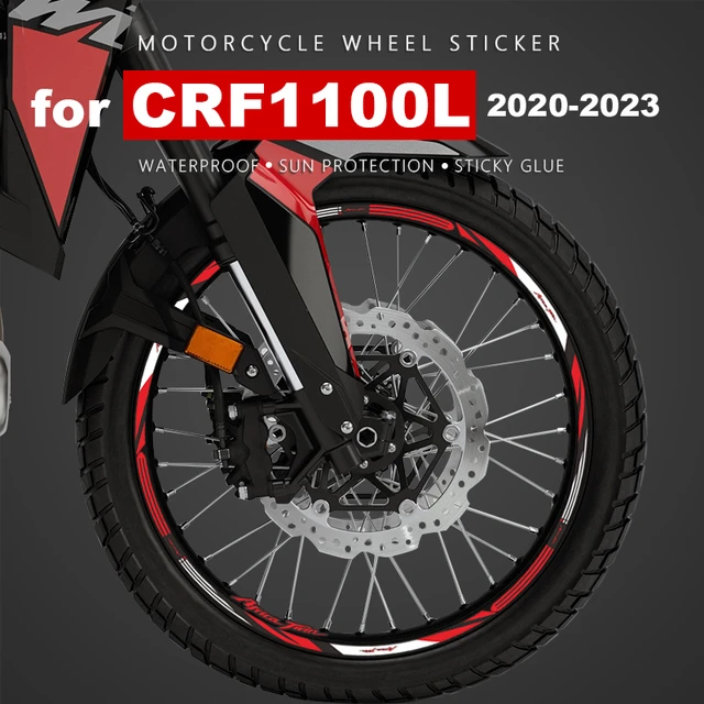 Motorcycle Wheel Sticker Waterproof Rim Stripe CRF1100L Africa