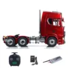 770S LESU 1/14 RC Tractor Truck 6*6 Metal Chassis RTR Car Model with Light Sound Smoking Differential Romote Control Vehicle Toy 4