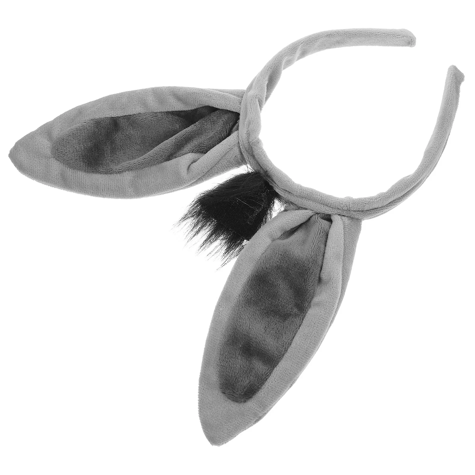 

Donkey Headband Masquerade Set Ears Halloween Clothing Party Props Cosplay Headpiece Costume Accessories