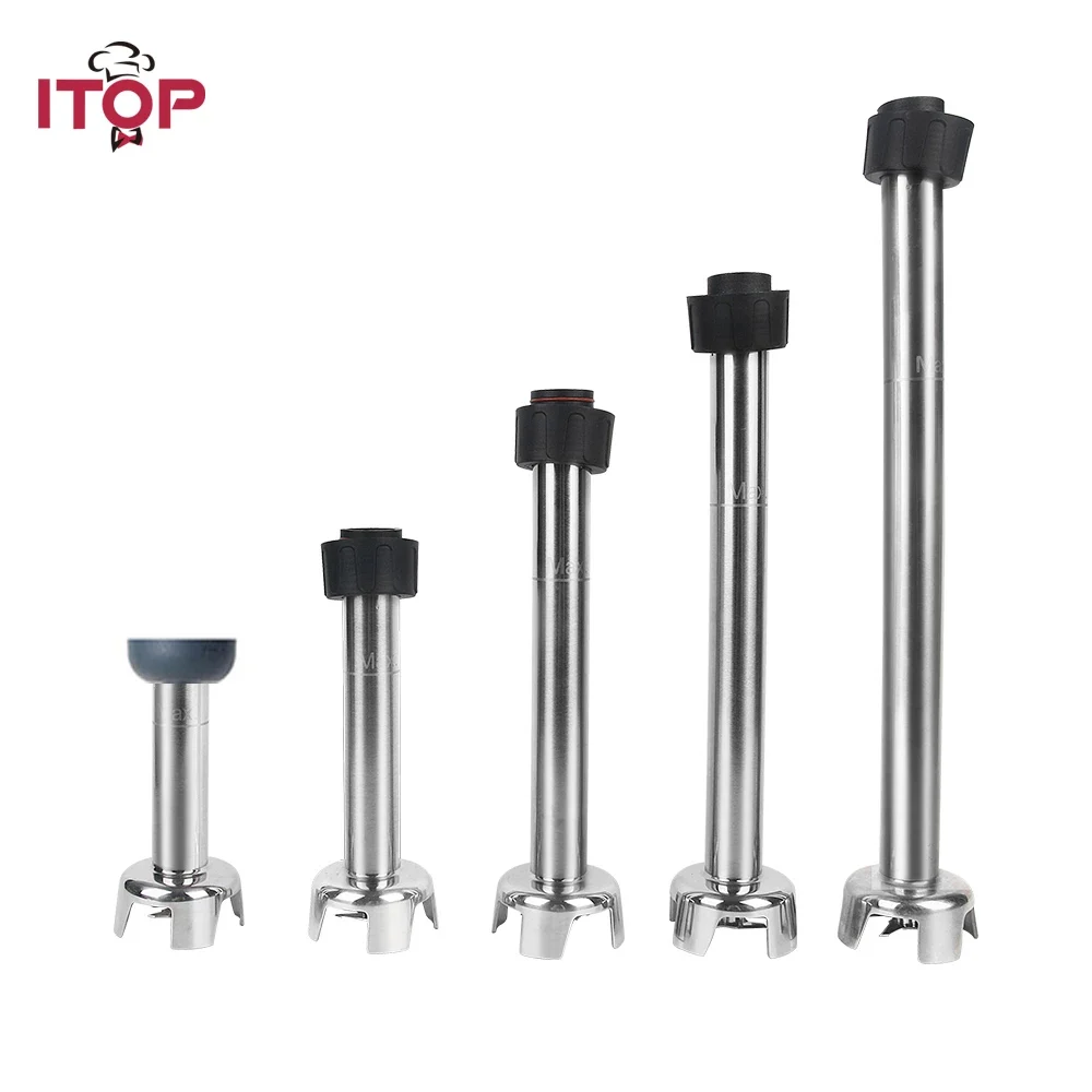 Itop Commerciale Frullatore In Acciaio Inox Bastone Di 160Mm/200Mm/250Mm/300Mm/400Mm/500 Millimetri Per Tenuto In Mano Frullatore Ad Immersione Robot 