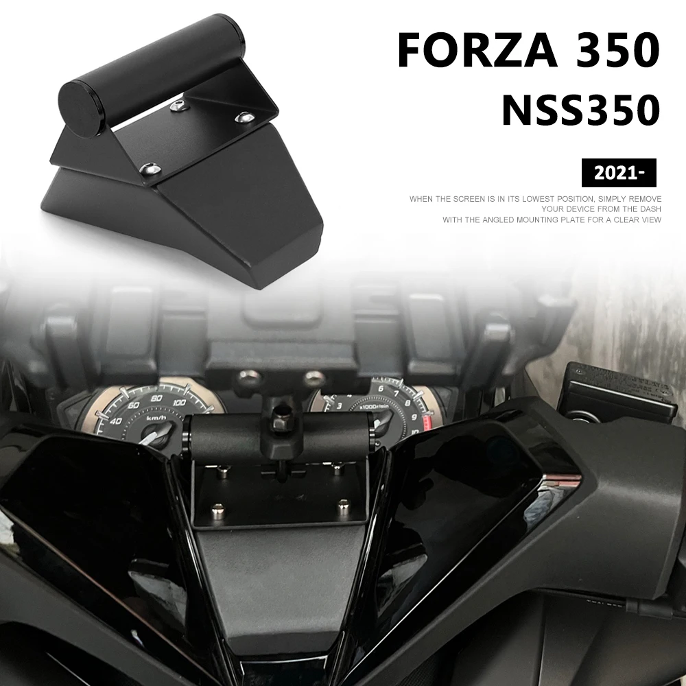 

New 2021 2022 2023 Motorcycle GPS Navigation Stand 22MM Bracket Support For Honda Forza 350 Forza350 FORZA350 Nss350 NSS 350