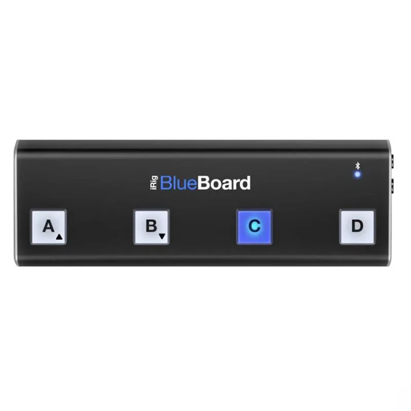 IK iRig BlueBoard Wireless MIDI control Bluetooth pedal guitar effect