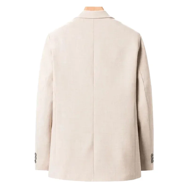 Mens Blazer BROWON Spring Brand Young Men Blazers Jacket Solid Color Blazer for Male Casual Office Clothes Mans