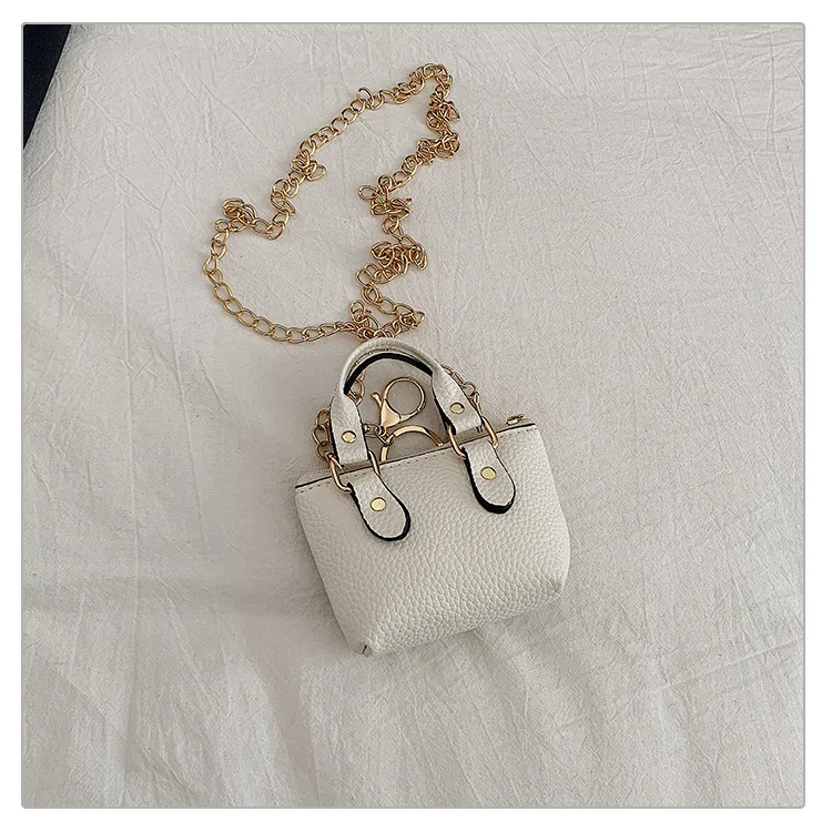 2026 Mädchen Handtasche Kleine Quadratische Tasche 2025 Sommer Neue Klassische Kinder Umhängetasche Schlüsselanhänger-Geldbörse – Detail 31