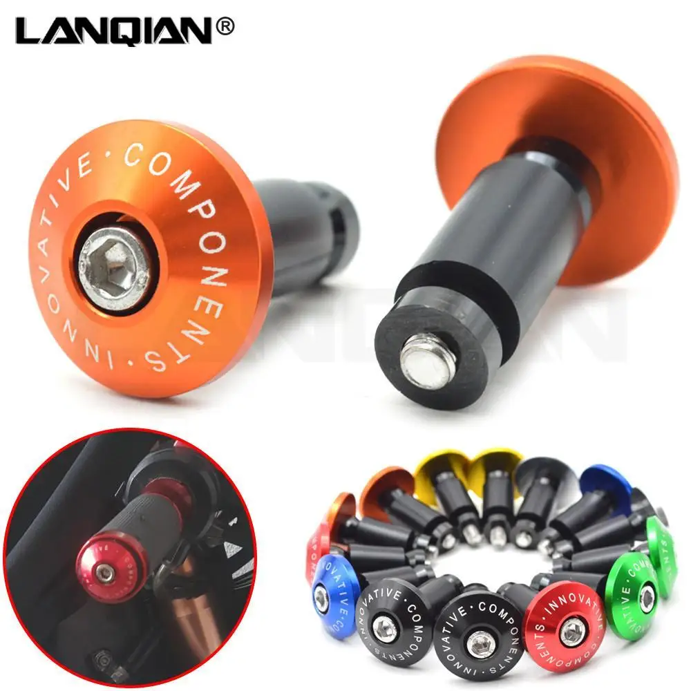 motorcycle handlebar end led turn signal light modified handlebar grips cap anti vibration silder plug universal accessories Universal 7/8 22mm motorcycle handlebar end grips Anti Vibration Silder Plug for Buell Ulysses XB12X X1 XB12R XB12Scg XB12Ss XB9