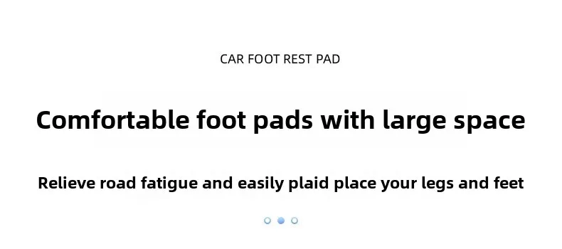 Description Picture 4 of itemKids Legs Rest Pads Car Back Row Seat Foot Holds Children's Legs Holding The Foot Stool Tour Rest Long-distance Foot Hold Mats