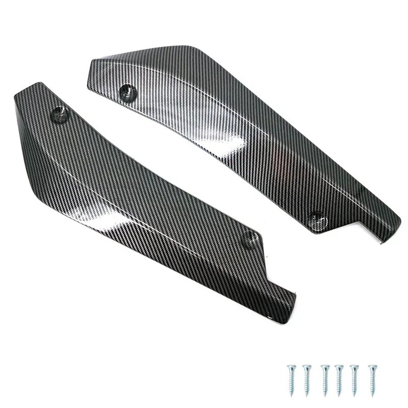Rear Bumper Protector ABS Black Universal Car Accessory