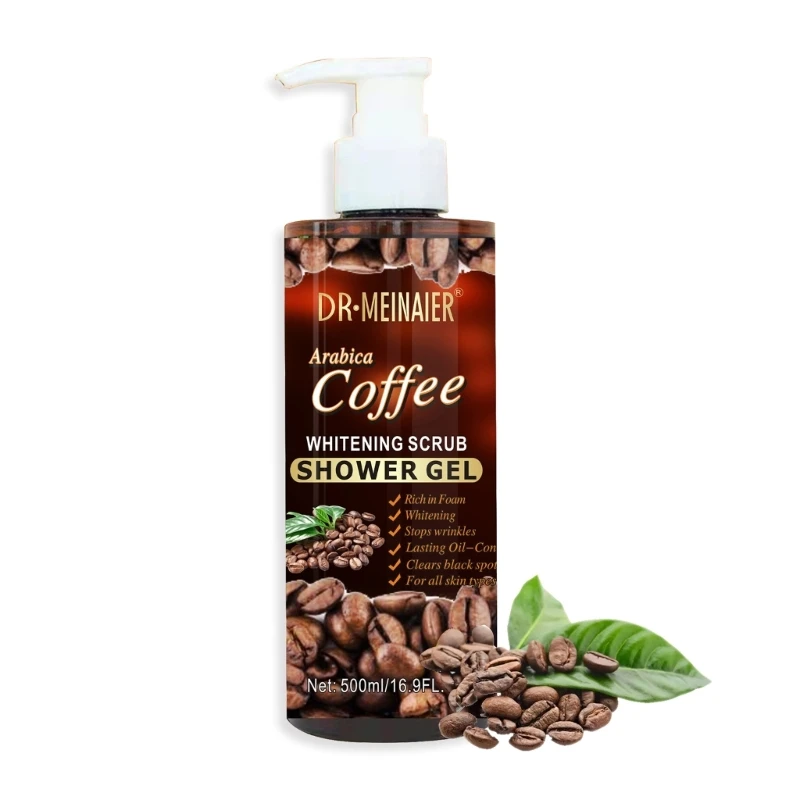 

Natural Coffee Shower Gel Anti-Wrinkles Cleaning Hydrating Moisturizing Refresh-Activate Firming Smooth Skin Care