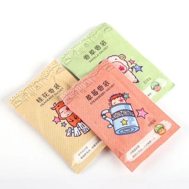 12pcs Fragrance Sachets Freshener Bag Natural Aromatherapy Random Taste Incense Wardrobe-Cupboard AirFlavor Scent Lemon Rose 5