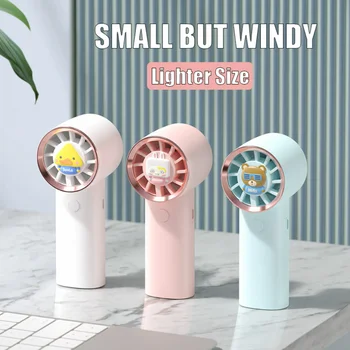 GOONE 휴대용 조용한 소형 USB 충전식 선풍기, 학생 기숙사 사무실 야외 선풍기, 귀여운 미니 선풍기, 신제품