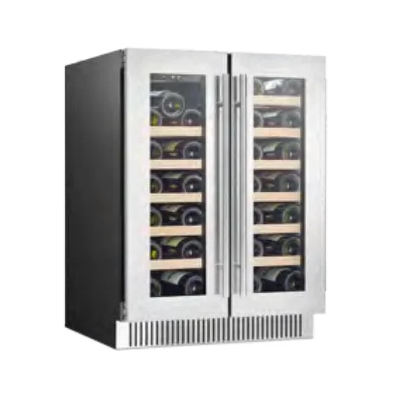 Constant Temperature 740L 316 Bottles Glass Door Bar Cabinet Built In Wine Cooler Fridge Refrigerator