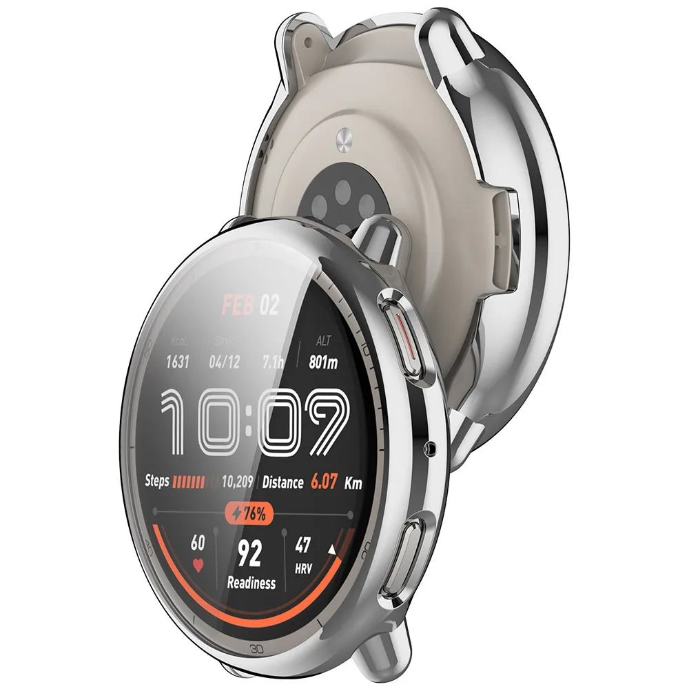 Premium TPU Soft Watch Case with Full Coverage Screen Protector and Bumper