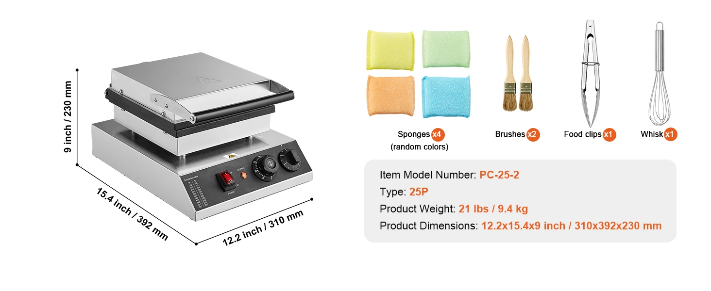 SucceBuy Electric Waffle Maker - image 3