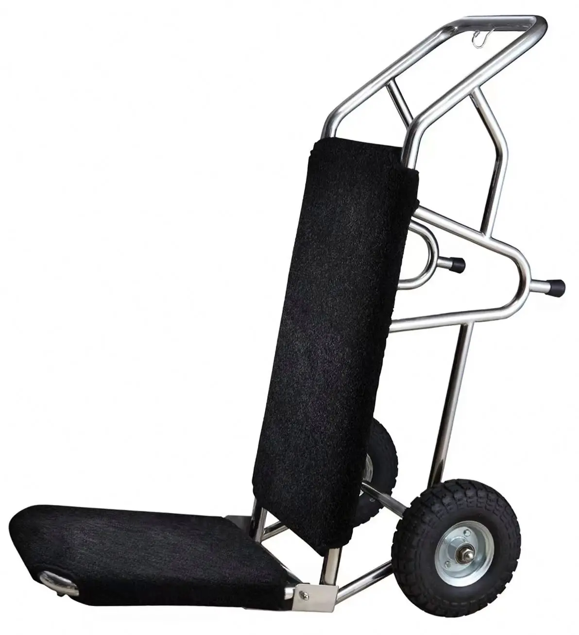 Manufacturer 4 Wheels Hotel Room Stainless Steel Luggage Service Cart Trolley