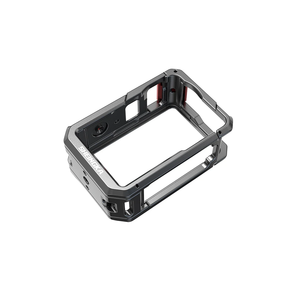 Metall-Käfigrahmen für DJI Osmo Action 6 Schutzgehäuse Cold Shoe Halterung Lichtständer Halterung Doppelseitige Action-Kamera Zubehör – Detail 10
