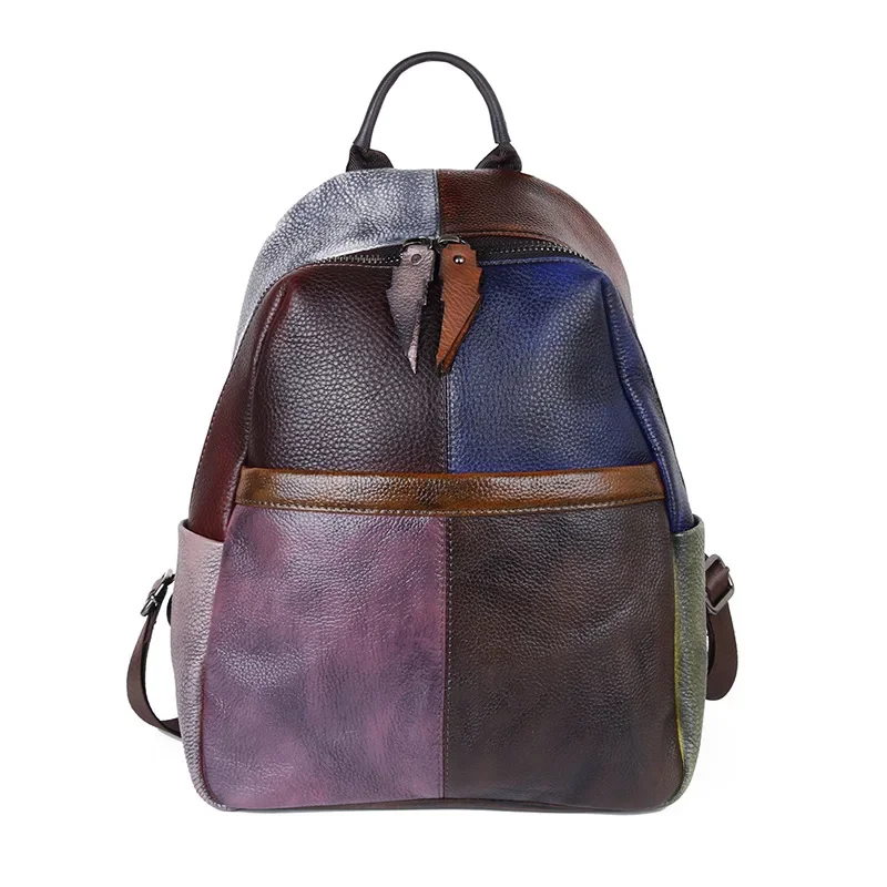 

New Arrival Handmade Vintage Style Shoulder Backpack in Top Grain Leather