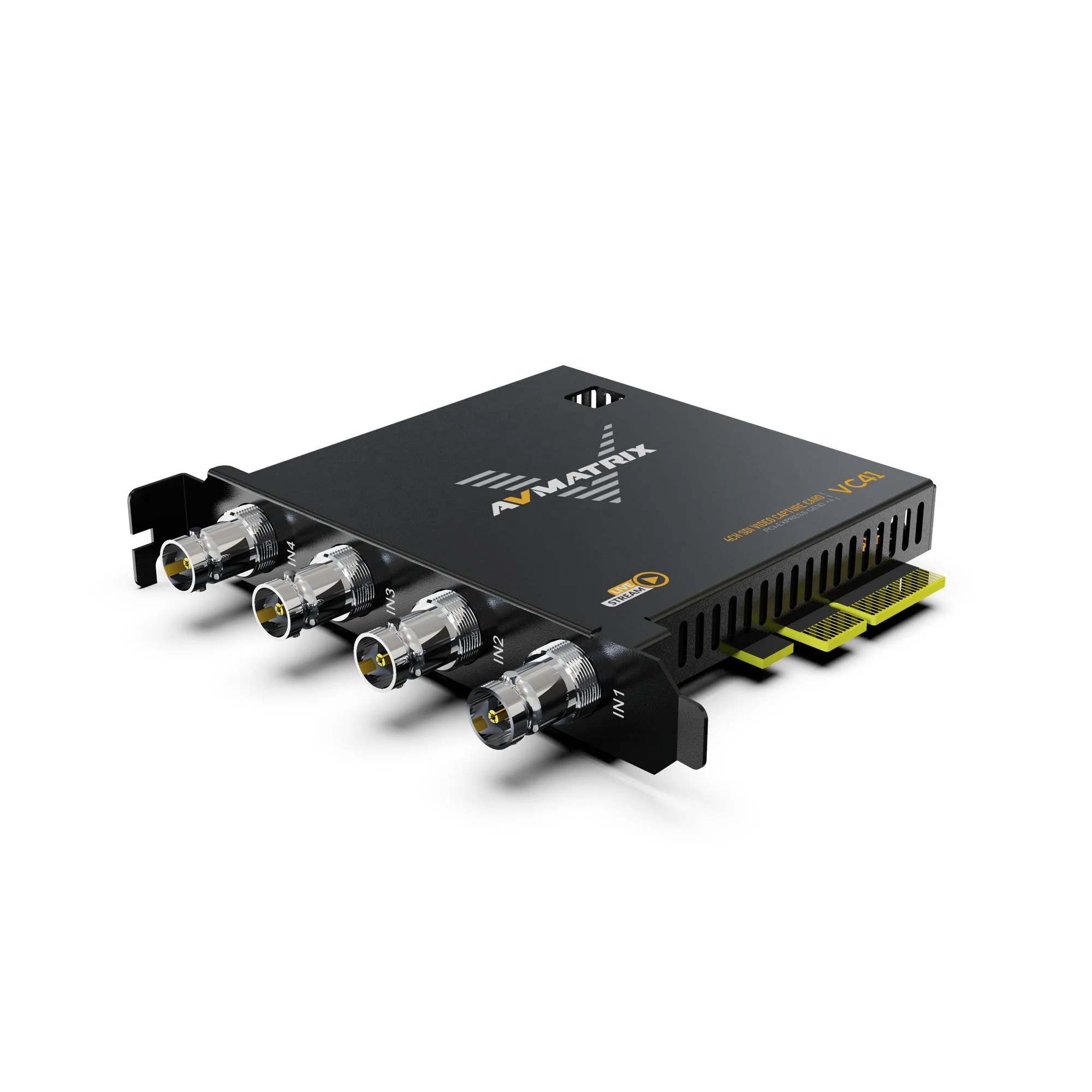 

AVMATRIX VC41 HD 4 Channel PCIe SDI Video Game Digital Camera Capture Card For Live Streaming Platform