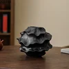 Creative Wave Shape Ceramic Vase Desk Decoration Flowers Arrangement Artificial Flower Decorative Vases Room Aesthetic Decor 4