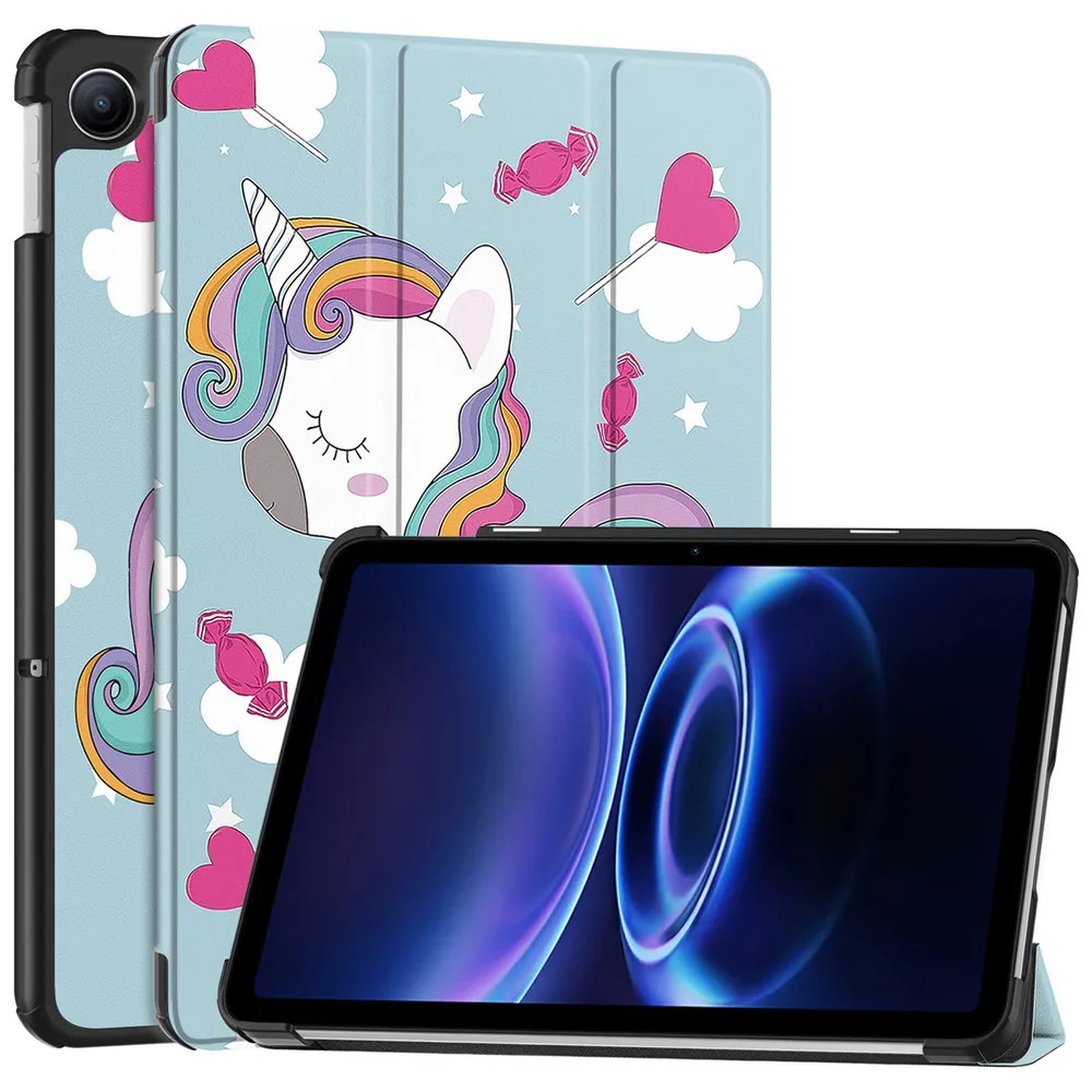 Enhanced Product Title: Premium Leather Folding Stand Smart Tablet Cover with Magnetic Closure - 9.7 Inch