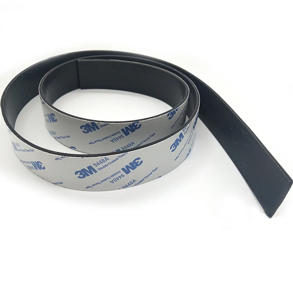 1 pcs black silicone rubber strip self adhesive gasket 300x1 0/20/30x0.5/1/2/3mm