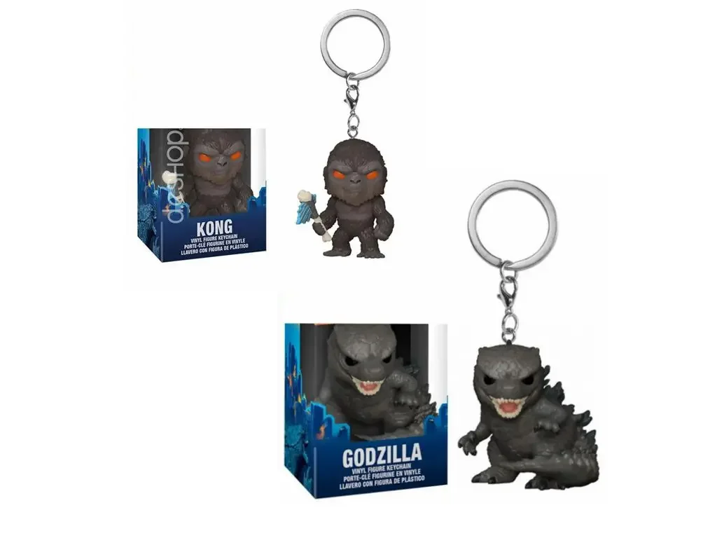 Funko Godzilla Vs King Kong Atomic Breath Godzilla Portachiavi Anime Game Action Collection Model Toys For Children Presenta