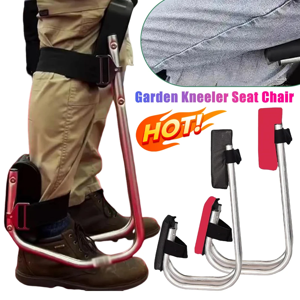 Portable Garden Kneeler Seat Protecting Knees Garden Kneeling Pad Foam Knee Pad Mat Cushion Labor-Saving Tools for Farm Work