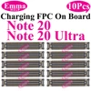 شحن USB موصل FPC على متنها ، ميناء قفص الاتهام ، S23 ، S24 ، S22 الترا ، S21 Plus ، Note 20 FE ، S21FE ، S10 ، S10