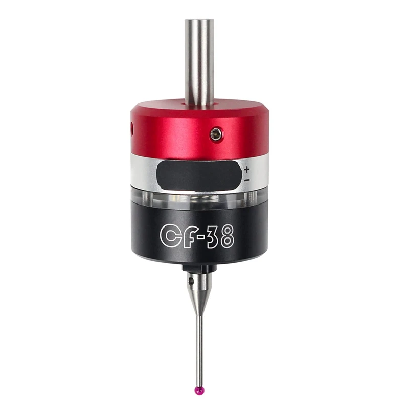 

CF-38 3D Trigger Edge Finder To Find Machining Center,CNC Milling Machine 3D Touch Probe Three-Coordinate Durable Black+Red